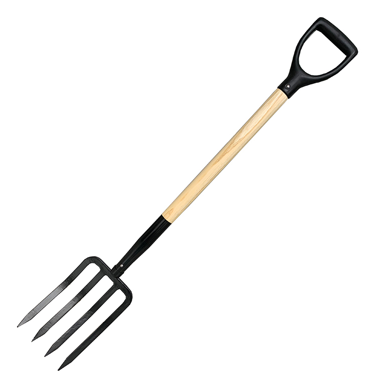 F610009 45 in. D-Handle Steel & Wood Digging Fork